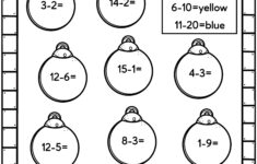 Easy Christmas Math Worksheets - Free! - Kids Activity Zone inside Kindergarten Math Worksheets Christmas