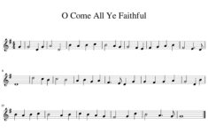 Easy Christmas Songs For Violin--Free Sheet Musi — Meadowlark intended for First Letter Of Christmas Carols Worksheets
