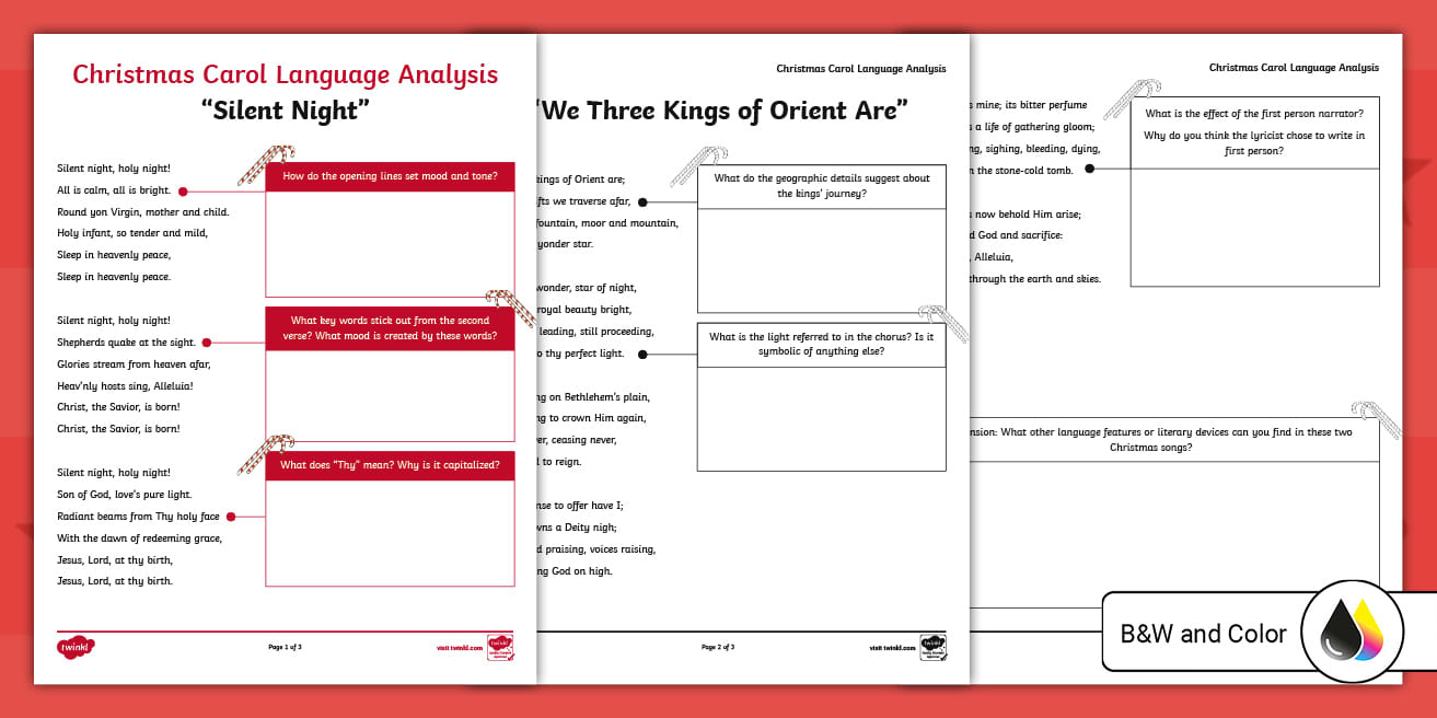 Eighth Grade Christmas Carol Language Analysis Worksheet in A Christmas Carol Figurative Language Worksheets Answer Key