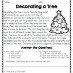 Enreading Pertaining To 4Th Grade Christmas Reading Comprehension Worksheets