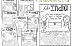 Explore Christmas Around The World With 8 Simple Crafts And Over with Printable Worksheets Free Printable Christmas Around the World Coloring Pages