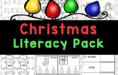 🎄 Free Christmas Literacy Worksheets For Kindergarten pertaining to Free Christmas Cvc Worksheets