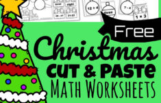 🎄 Free Cut And Paste Christmas Math Worksheets with Christmas Math Facts Worksheets