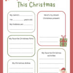Free And Printable All About Me Worksheet Templates | Canva With Free Printable All About Me Christmas Worksheets