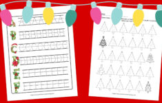 Free Christmas Alphabet Printable Worksheets For Preschool with Christmas Alphabet Worksheets Kindergarten