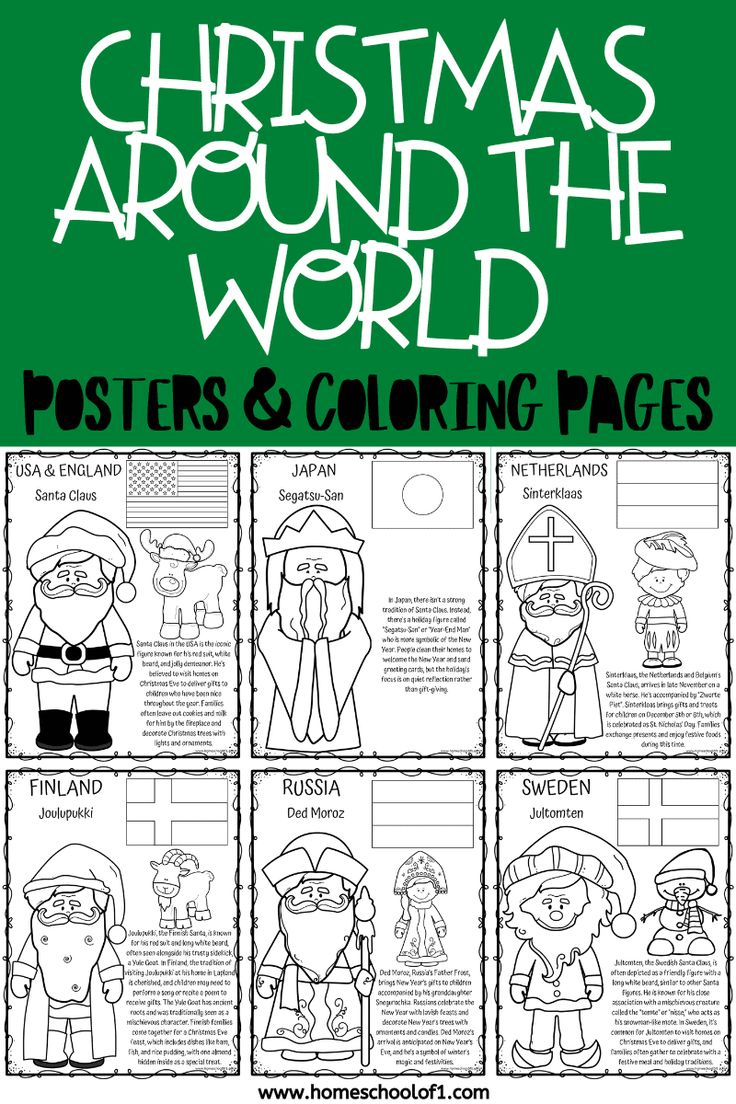 Free Christmas Around The World Coloring Pages inside Printable Worksheets Free Printable Christmas Around the World Coloring Pages