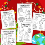 Free Christmas Around The World Worksheets (20 Pages!)   Leap Of Throughout Christmas Around The World Worksheets