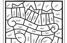 Free Christmas Colornumber (Pdf Printables) within Christmas Math Coloring Worksheets