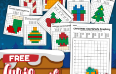 Free Christmas Coordinate Graphing Worksheets For Holiday Fun pertaining to Father Christmas Graphing Worksheets
