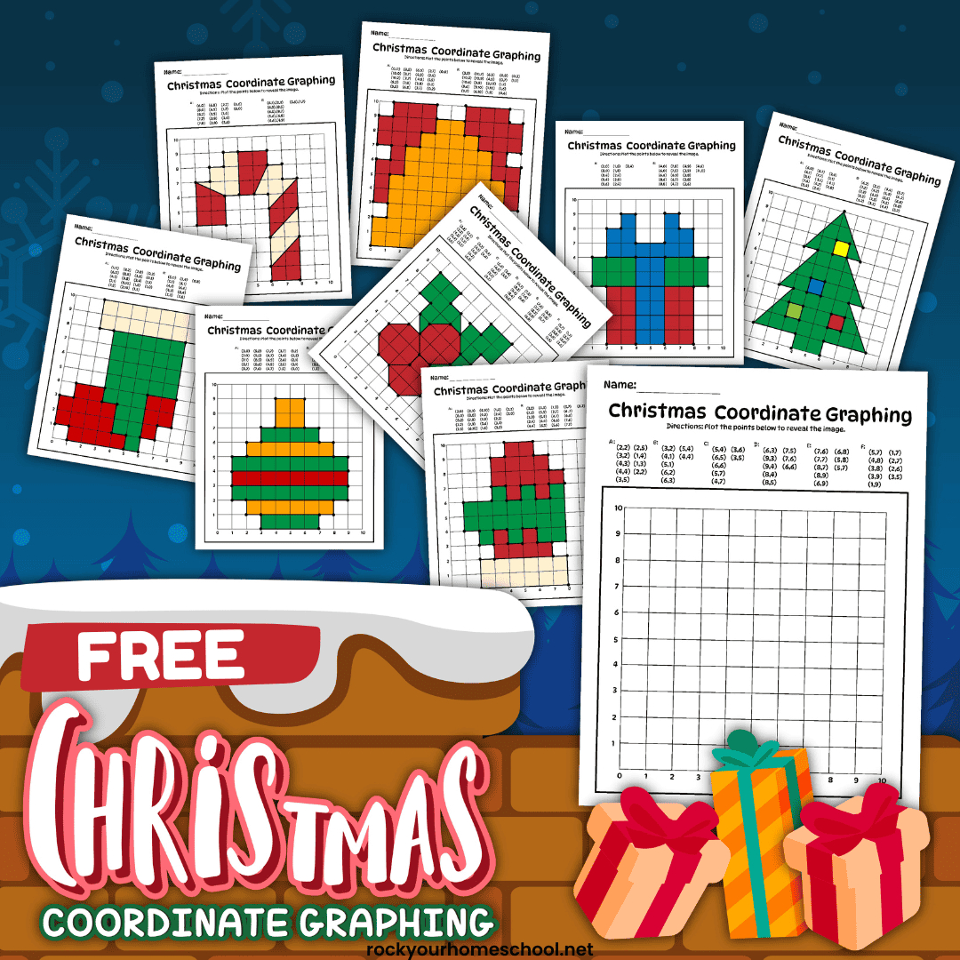 Free Christmas Coordinate Graphing Worksheets For Holiday Fun pertaining to Father Christmas Graphing Worksheets