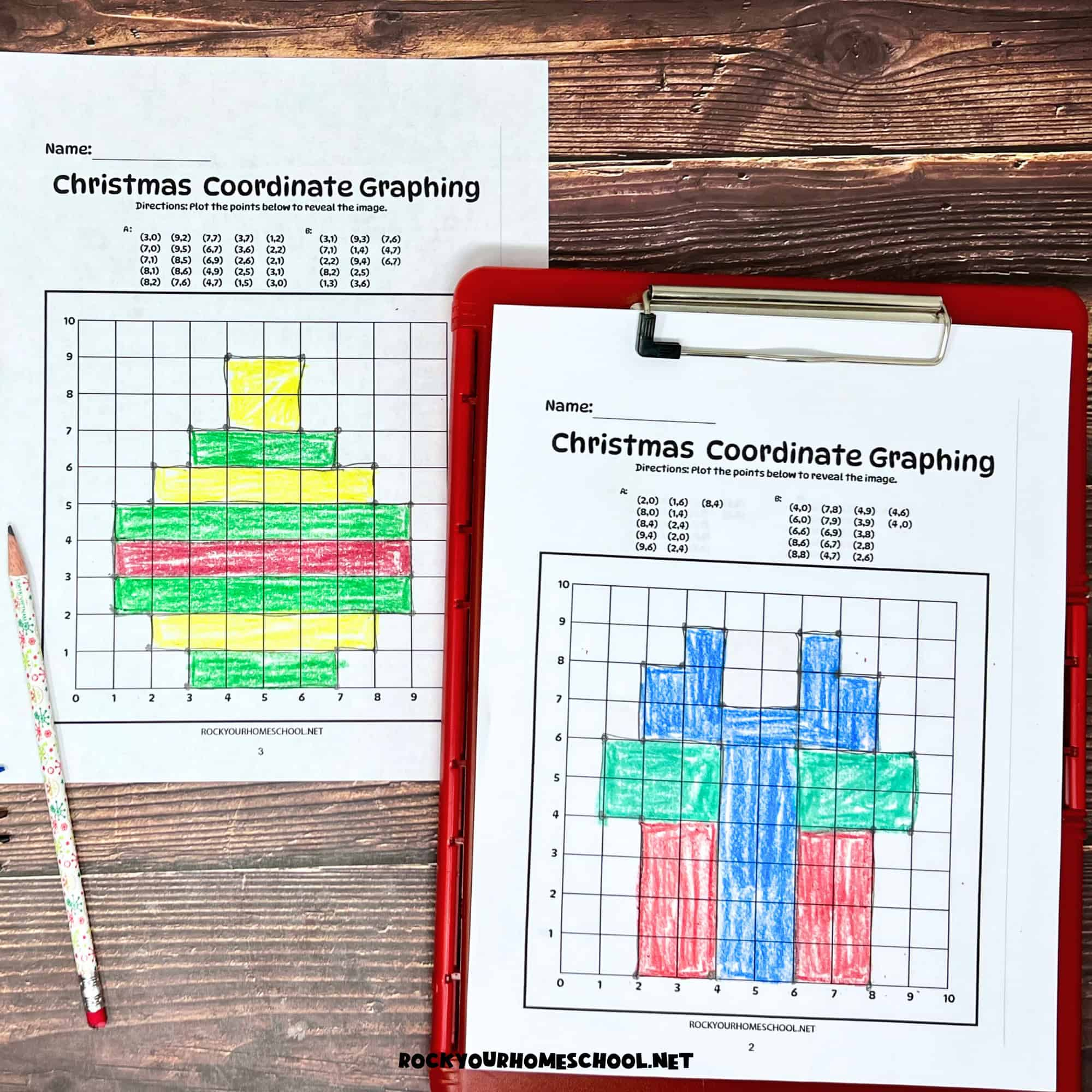 Free Christmas Coordinate Graphing Worksheets For Holiday Fun throughout Father Christmas Graphing Worksheets