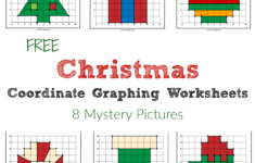 Free Christmas Coordinate Graphing Worksheets - The Activity Mom regarding Free Printable Coordinate Graphing Pictures Worksheets Christmas