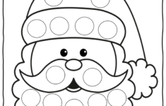 Free Christmas Do-A-Dot Printables - Lemon And Kiwi Designs regarding Dot Dot Christmas Worksheets