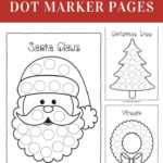 Free Christmas Do A Dot Printables   Lemon And Kiwi Designs With Regard To Dot Dot Christmas Worksheets