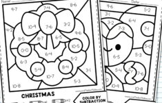 Free Christmas Fact Families - Addition And Subtraction Math in Free Christmas Subtraction Worksheets