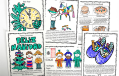Free Christmas In Mexico Worksheet for Christmas In Spanish Speaking Countries Worksheets
