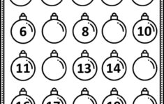 Free Christmas Math Worksheets For Kindergarten - Eduflakes intended for Christmas Pattern Worksheets For Kindergarten