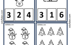 Free Christmas Math Worksheets For Kindergarten - Eduflakes regarding Christmas Worksheets For Kindergarten Free