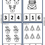 Free Christmas Math Worksheets For Kindergarten   Eduflakes Throughout Christmas Fun Math Worksheets
