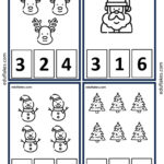 Free Christmas Math Worksheets For Kindergarten   Eduflakes Throughout Christmas Worksheets For First Graders