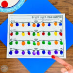 Free Christmas Pattern Activities For Kindergarten   A Spoonful Of Pertaining To Christmas Pattern Worksheets For Kindergarten
