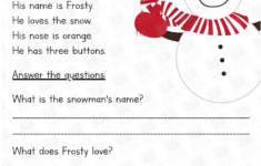 Free Christmas Reading Comprehension Worksheet, Download Free for Free Printable Christmas Comprehension Worksheets