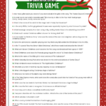 Free Christmas Trivia Printables {Games For The Family!} | Lil' Luna Regarding Christmas Trivia Worksheets