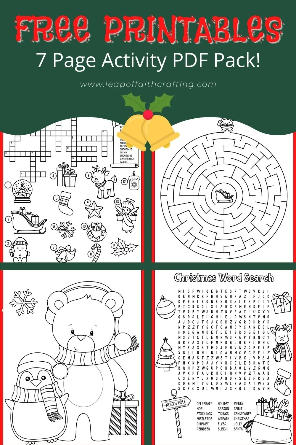 Free Christmas Worksheets: Coloring Sheets, Word Search &amp;amp; More throughout Christmas Printable Worksheets Free