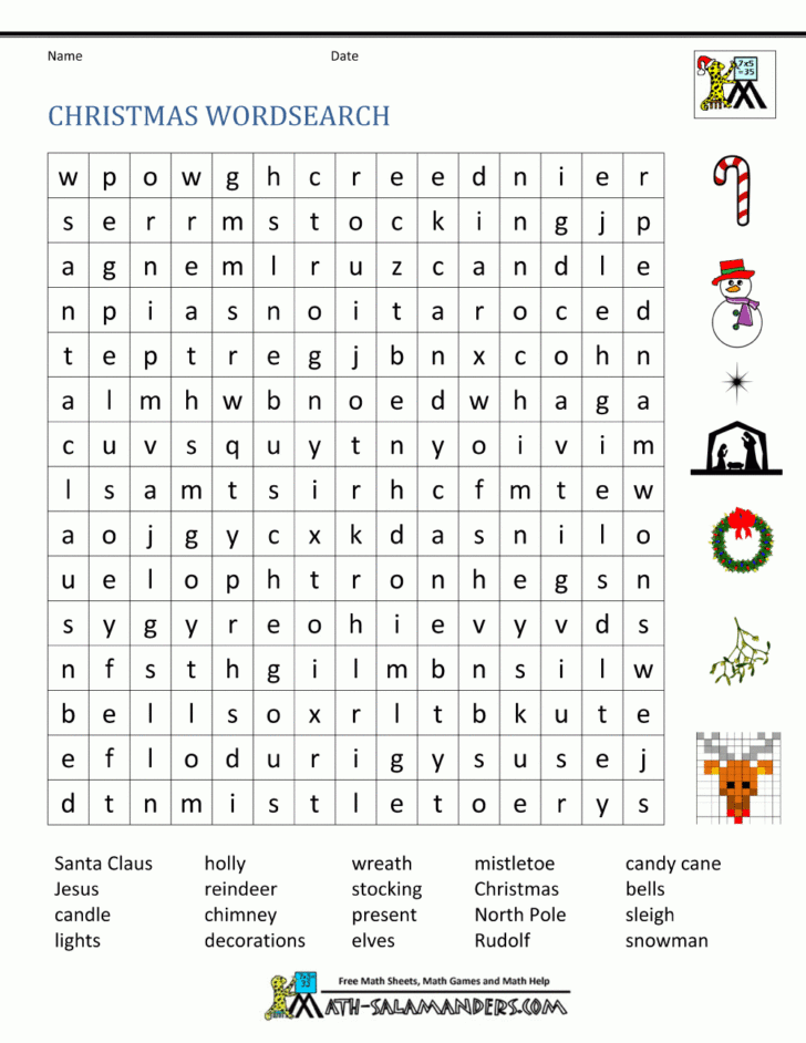 Christmas Maths Colouring Worksheets Ks3