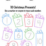 Free Christmas Worksheets For Preschool! ⋆ The Hollydog Blog In Christmas Number Tracing Worksheets