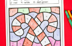 Free Colornumber Christmas Pages intended for Christmas Color by Code Worksheets