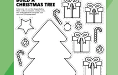 Free Printable Build A Christmas Tree Craft - Pjs And Paint pertaining to Build a Christmas Tree Worksheets
