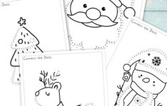 Free Printable Christmas Dot To Dot with regard to Free Printable Connect The Dots Christmas Worksheets