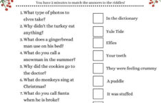 Free Printable Christmas Riddles, Download Free Printable with regard to Christmas Riddles Worksheets