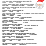 Free Printable Christmas Trivia Quiz Within Christmas Trivia Worksheets
