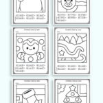 Free Printable Colorletter Christmas Worksheets   The Artisan Life Within Kindergarten Christmas Letter Worksheets