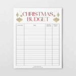 Free Printable!} Save Money With This Christmas Budget Printable For Christmas Budget Worksheets Printable