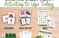 Fun And Free Christmas Speech Therapy Activities – Speechzella throughout Christmas Speech Therapy Worksheets