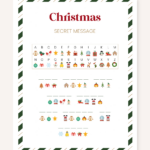 Fun Christmas Secret Message Printable For Kids   Simply Bits Of Us Regarding Christmas Secret Message Worksheets