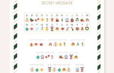 Fun Christmas Secret Message Printable For Kids - Simply Bits Of Us regarding Christmas Secret Message Worksheets