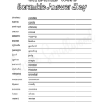 Fun Christmas Word Scrambles (With Answers)   Cassie Smallwood Intended For Scrambled Christmas Worksheets Answers