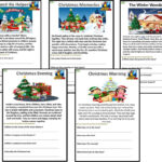 Grade 2 And 3: Christmas Reading Passagesmaking English Fun Pertaining To Christmas Themed Reading Comprehension Worksheets
