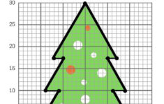 Graphing Christmas Coordinates Geometry Activity! with Christmas Tree Geometry Worksheets Answers