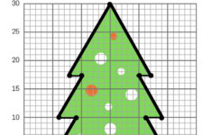 Graphing Christmas Coordinates Math Art Activity - Our Family Code intended for Christmas Graphing Worksheets Middle School