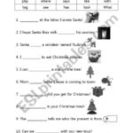 Helper Word Christmas Fill In The Blank   Esl Worksheetsecily Within Christmas Fill In The Blank Worksheets