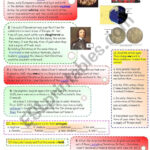 History Of Christmas /Part2/ With Key  Coloured+ Black&White   Esl Throughout History Of Christmas Carols Worksheets