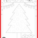 Holiday Tree Prewriting Activity Page   Your Therapy Source Intended For Christmas Pre Writing Worksheets