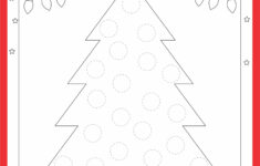 Holiday Tree Prewriting Activity Page - Your Therapy Source intended for Christmas Pre Writing Worksheets