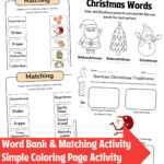 Holidays In Germany   Christmas   Reading Comprehension For German Christmas Vocabulary Worksheets