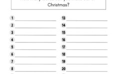 How Many Words Can You Make From Christmas - Worksheet in How Many Words Can You Make Out Of Christmas Worksheets